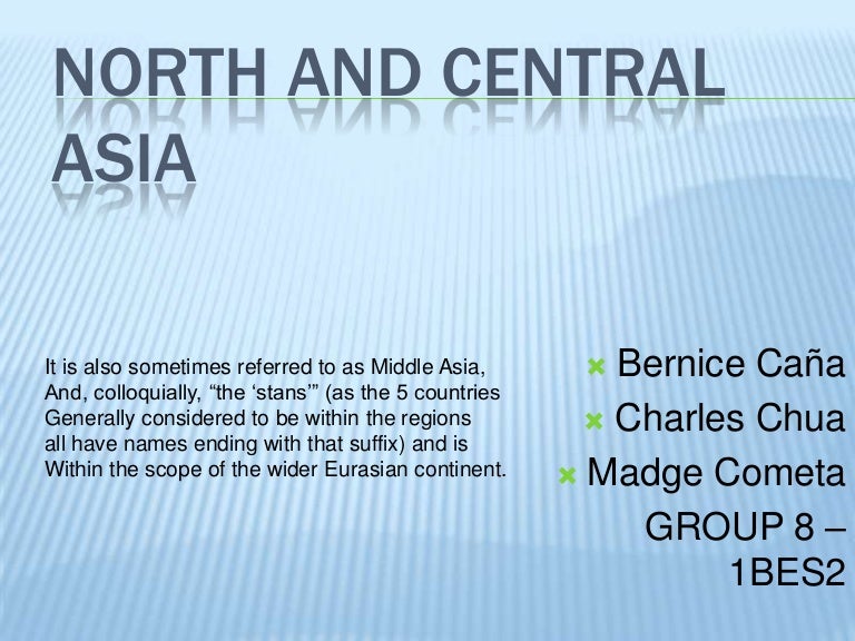 names of central asian countries Names of central asian countries